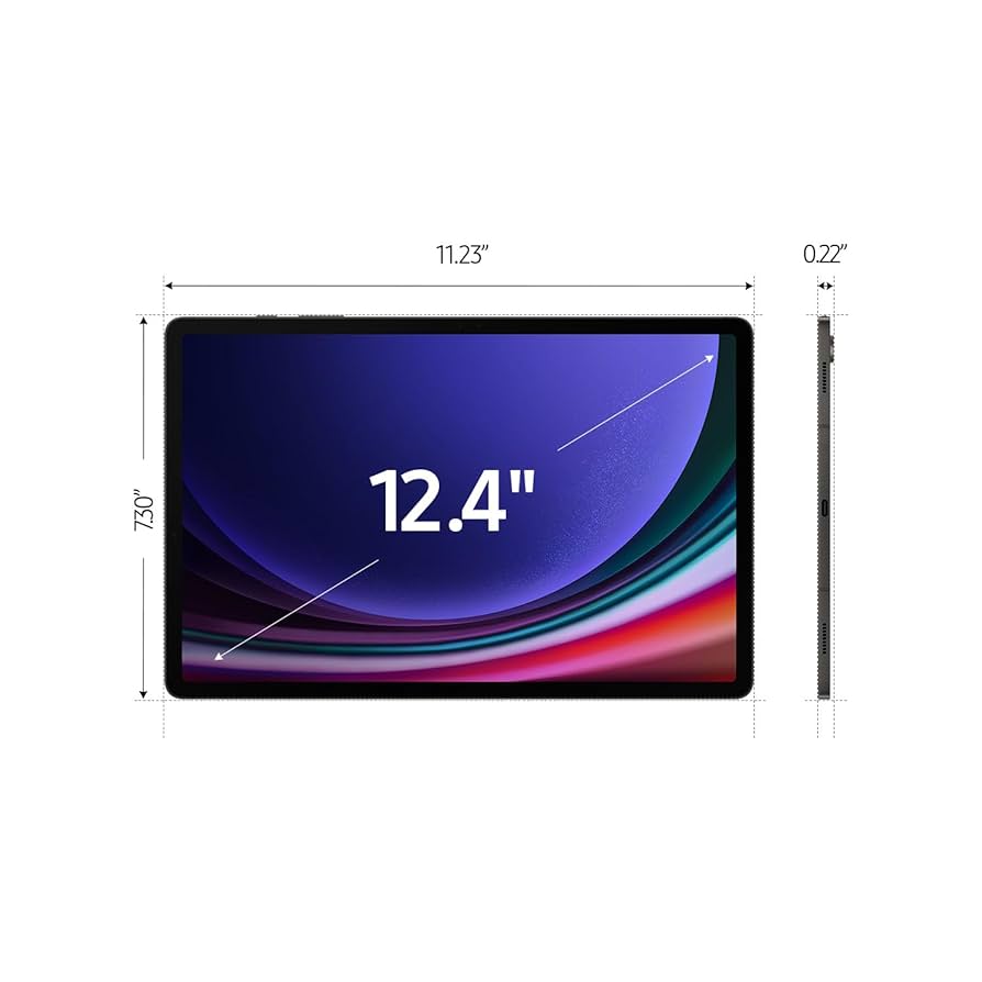 Amazon.com : Samsung Galaxy Tab S9+ Plus 12.4” 256GB WiFi 7